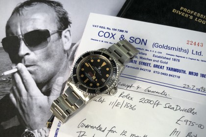 Vintage Rolex 1665 MK4 Double Red Sea Dweller with provenance