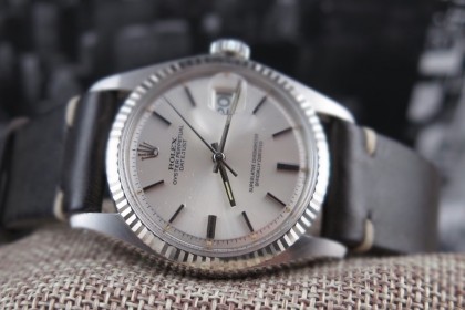 Vintage Rolex 1601 Datejust Silver SIGMA dial
