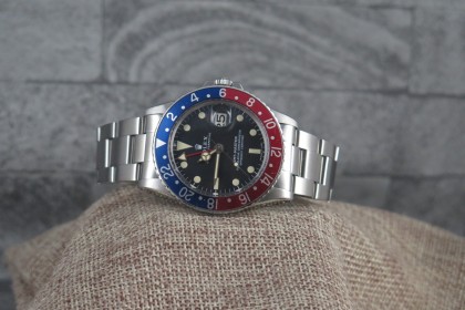 Vintage Rolex 1675 GMT-Master, MK2 Dial with creamy patina