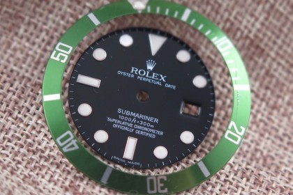 Part Maxi dial & Green insert for 16610LV submariner 