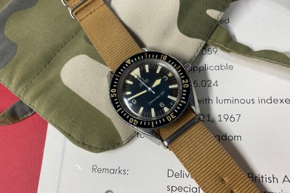 Vintage Omega Omega Seamaster 300 Military Issued with archive papers