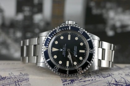 Vintage Rolex 5513 MK1 Maxi Dial Submariner with beautiful dial & case