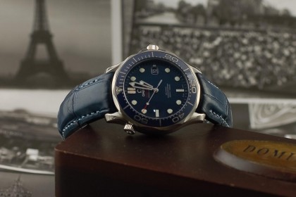 Modern Omega Omega Seamaster 41mm Co-Axial Automatic- with Dangerous9 Strap