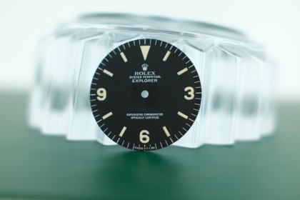 Part Rolex 1016 MK3 Explorer matte dial with lovely patina 1016