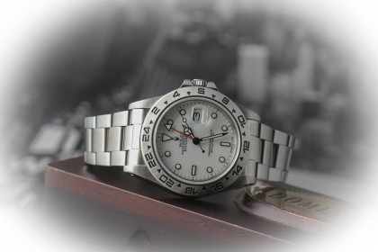 Vintage Rolex 16550 Explorer II - White dial