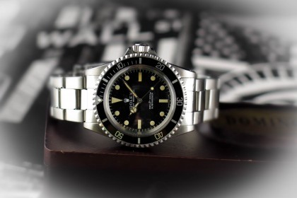 Vintage Rolex Submariner 5513 Non Serif Dial