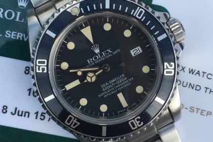 Vintage Rolex Rolex Transitional Sea-Dweller 16660 'Triple Six'