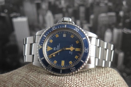 Vintage Tudor 7021/0 Blue Dial Snowflake