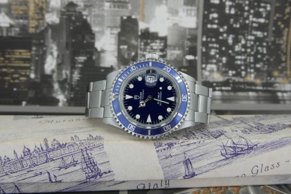 Vintage Tudor 79090 Blue Submariner 