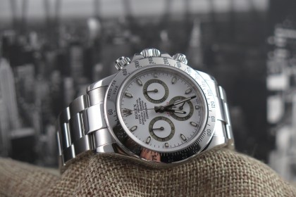 Modern Rolex Daytona 116520 White Dial Daytona - V Serial - MINT