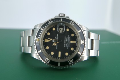 Vintage Rolex 1680 MK2 Submariner Date with stunning Patina, Box & Papers