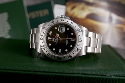 Modern Rolex 16570 Explorer 2 F Serial 2004 FULL SET