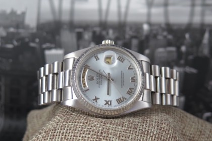 Vintage Rolex 18038 White Gold DAYDATE