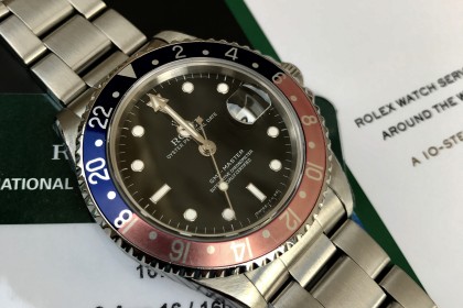 Vintage Rolex 16700 GMT Master-Rolex Service August 2016