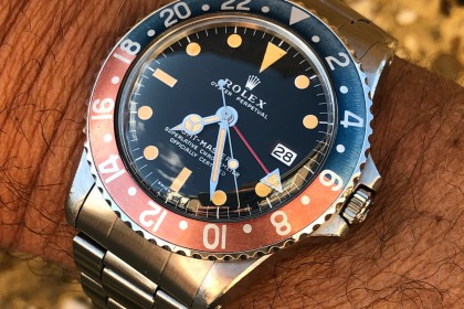 Vintage Rolex 1675 MK2 GMT Master- unpolished with stunning patina