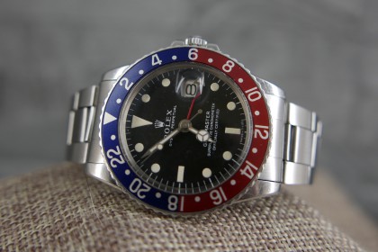 Vintage Rolex 1675 MK1 Long E GMT Master