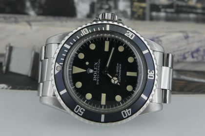 Vintage Rolex 5513 MK1 Maxi Dial Submariner, stunning case & Patina