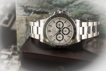 Vintage Rolex Zenith Daytona 16520 White Dial