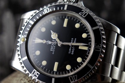 Vintage Rolex 5513 Submariner MKIV Maxi Dial