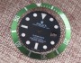 																 	Maxi dial & Green insert for 16610LV submariner 																