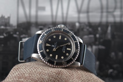 Vintage Rolex 5513 MKIV Maxi dial Submariner