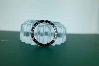Part Black bezel insert for Plastic GMT 16750/1675 Black GMT