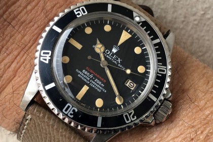 Vintage Rolex MK4 1680 Red Writing Submariner  