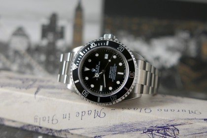 Modern Rolex 16600 Sea-Dweller, 2003 box & Papers Unworn since Rolex Service in 2016