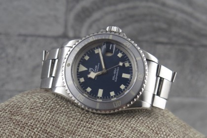 Vintage Tudor 9411/0 Snowflake Submariner Blie dial